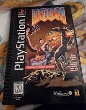 Doom PlayStation 1, 1995 PS1 Long Box CIB Complete  Tested Working