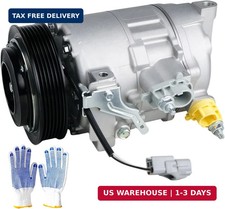 AC Compressor with Clutch Assembly Compatible with Ram 1500 2021-2022 , Dodge C