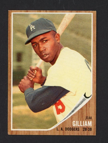 Jim Gilliam #486 1962 Topps card