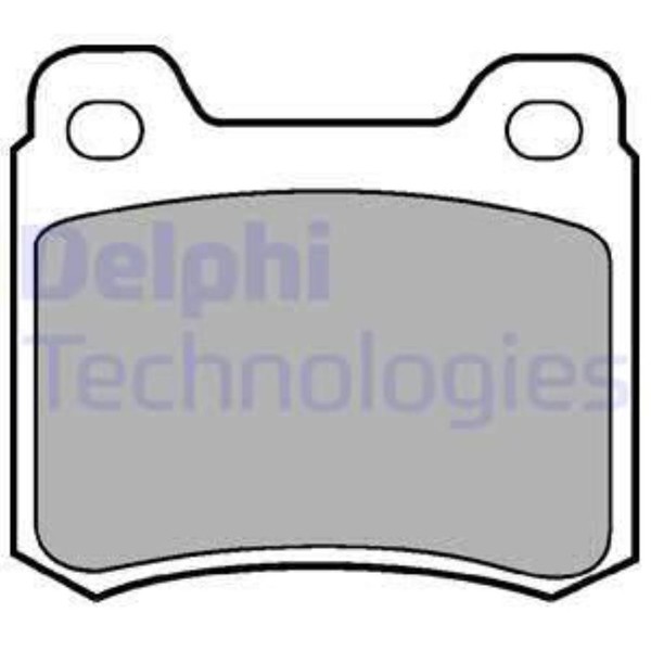 Delphi BremsbeläGe Bremsbelegsatz Hinten FüR Mercedes-Benz E-Klasse Coupe 190-image