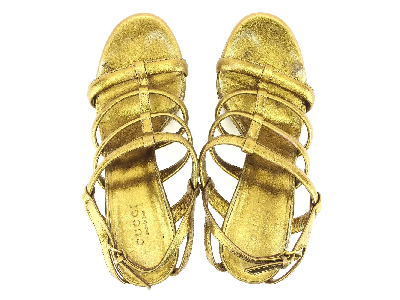 GUCCI Sandals Brand Sandals Sandals Shoes Shoes Outlet Summer s G#35 Pin Heel Le thumbnail 2