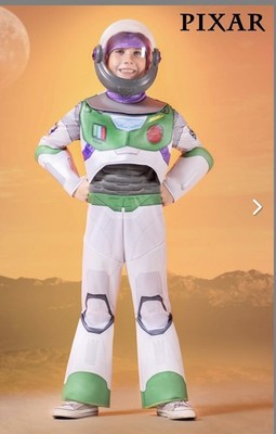 Official Disney Store Buzz Lightyear Light Up Costume Helmet Wings NWT Size 7