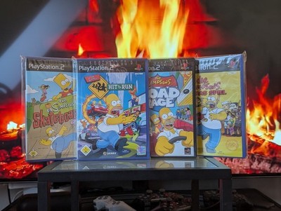The Simpsons Tetralogie (4 Spiele) - Playstation 2 - Ps2 - CIB - (Hit & Run ...)