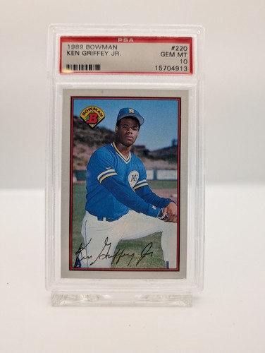 1989 Bowman Ken Griffey Jr. Rookie RC #220 PSA 10 GEM MINT Mariners