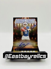 2024 Panini Illusions - Bright Lights Signatures Keon Coleman #BLS-KCN Blue /75