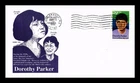 DR JIM STAMPS US COVER DOROTHY PARKER LITERARY ARTS SERIES FDC GAMM CACHET