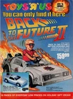 Toys R Us Back to the Future II Nintendo NES Vintage 1989 Holiday Print Ad