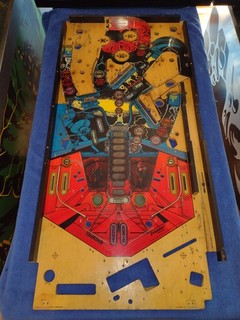 Gottlieb Pinball TX Sector Playfield Used