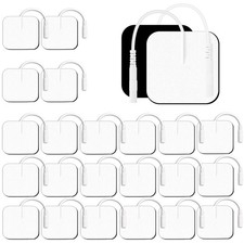 22 PCS 2X 2 Tens Unit Electrode Pads Compatible with Auvon Tens 7000 Muscle ...