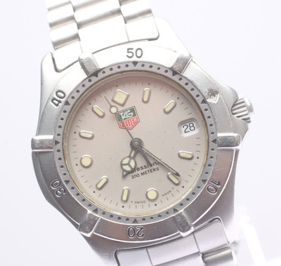 [EXC+6] TAG Heuer 2000 Professional WE1211-R 36mm Gray Dial Quartz Men's Watch