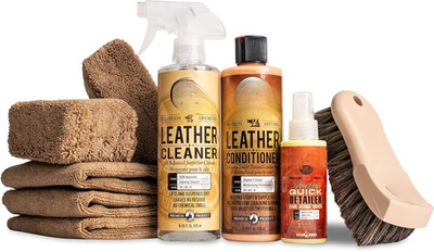 #ad HOL303 Leather Cleaner and Conditioner Detailing Kit for Interiors Apparel $59.99