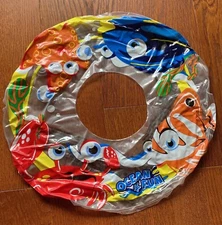 Ocean & Fun Inflatable 20" Lively Ocean Friends  Kids  Fun Pool Tube Swim Ring 
