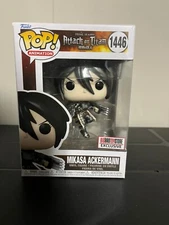 Funko Pop! Attack On Titan Mikasa Ackermann - Metallic SE - NEW