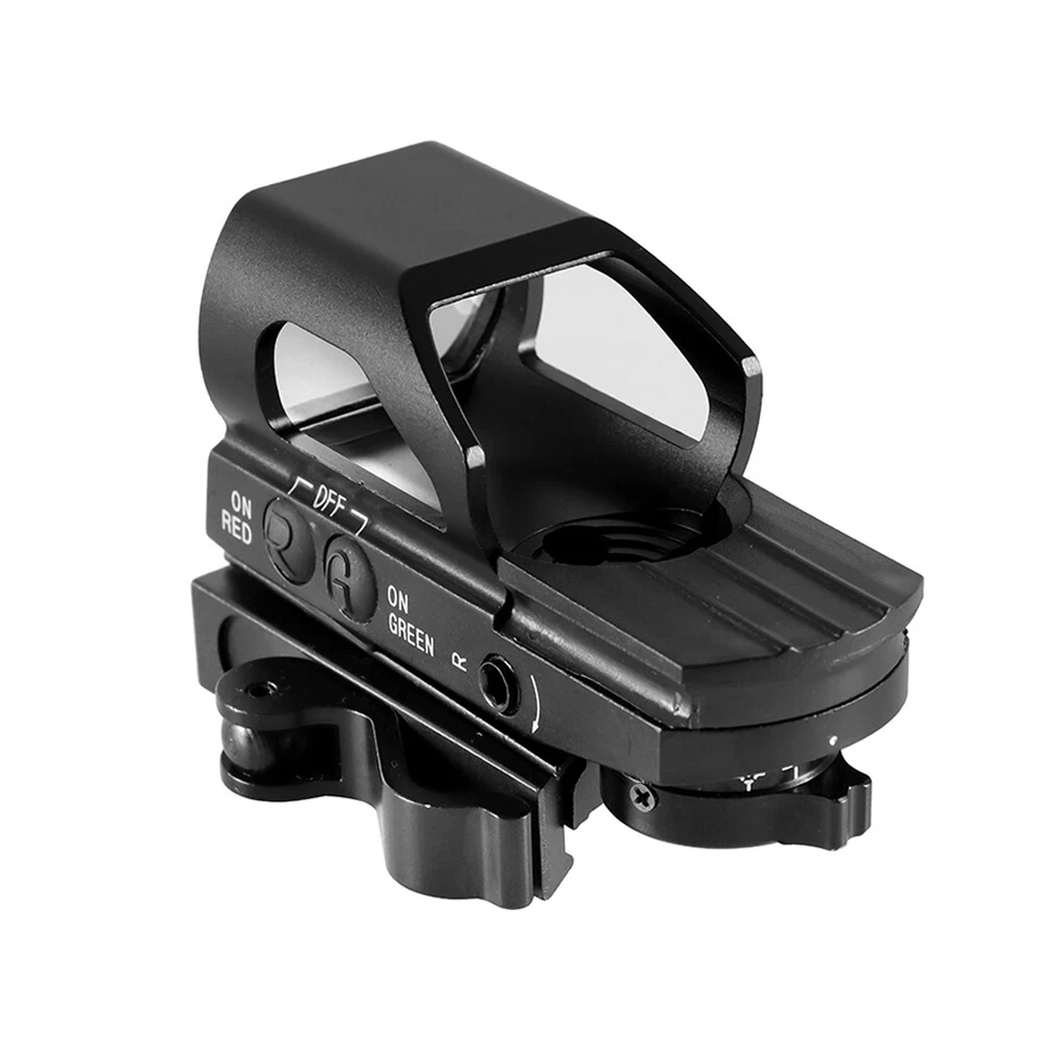 New 1x22x33mm Tactical Red Green Dot Sight 4 Reticle Reflex Rifle Scopes - Image 3 of 4