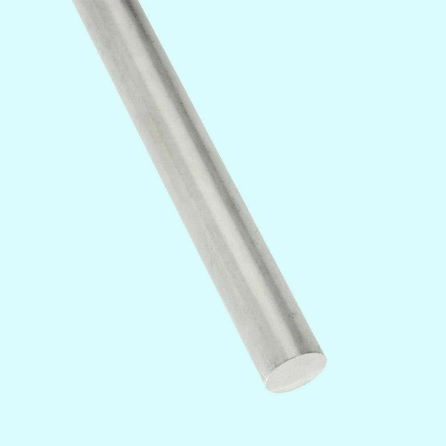 Solid Aluminum Round Rod 3/8" X 6 FT Bar Stock Alloy 6061 Unpolished