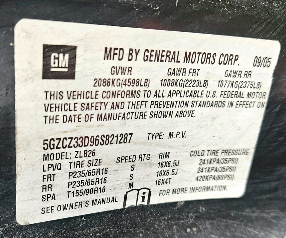 Saturn Vue 2006 2,2 L Opt L61 montaje ventilador radiador 22722065 Foto 4 de 4