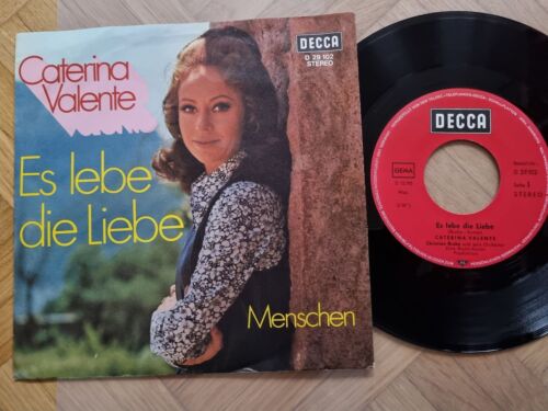 7" Single Caterina Valente - Es lebe die Liebe Vinyl Germany - Picture 1 of 1