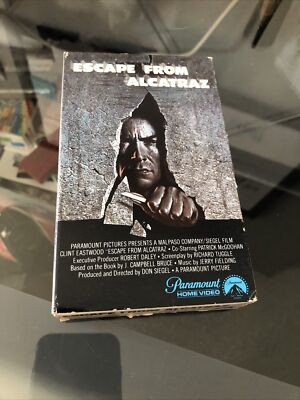 Escape From Alcatraz Beta Tape Clint Eastwood Betamax
