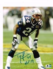 TY LAW hand signed autographed 8x10 photo w/COA NEW ENGLAND PATRIOTS HOF 2019