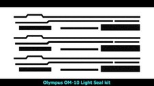3 sets with INSTRUCTION Precut Light Seal Kit Olympus OM10 from Japan 794