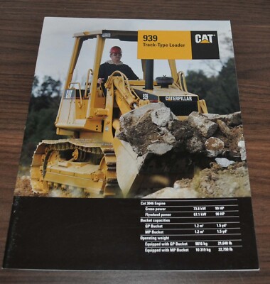 Caterpillar 939 Track-Type Loader Specification Technical Brochure