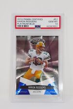 2010 Panini Certified #51 Aaron Rodgers Platinum Blue/100  🔥PSA 10 GEM MINT