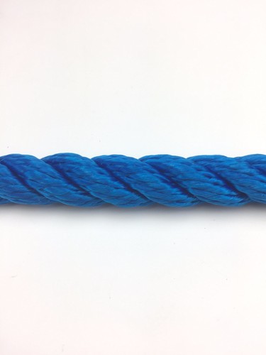 8mm Royal Blue 3 Strand Floating Multifilament Softline Rope - Various Lengths - Picture 6 of 6