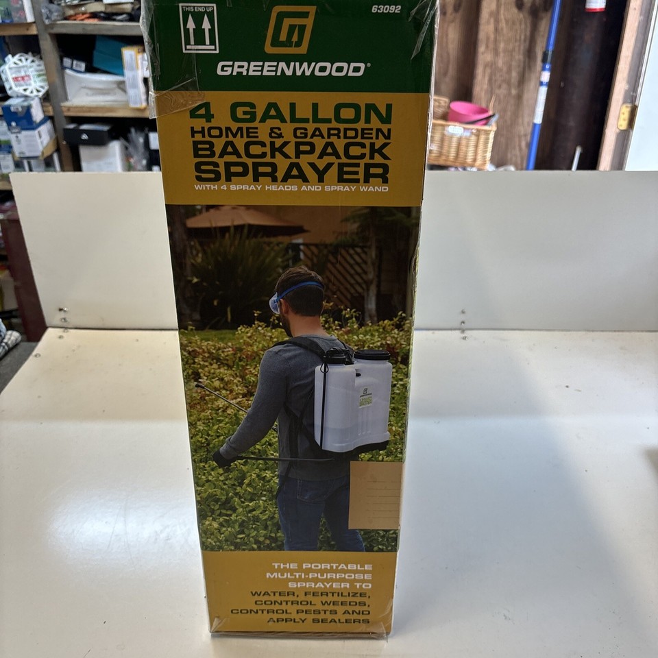 Greenwood 4 Gallon Backpack Sprayer for Fertilizer,Weed And Pest