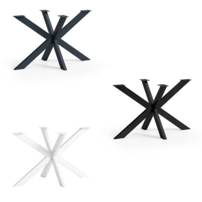 Tischgestell Spider Metall Kreuzgestell 120x72x70 Esstisch Industrial STP Design