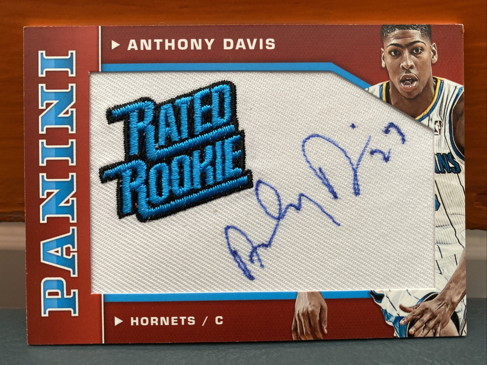 2012-13 Panini Rated Rookie Anthony Davis Rookie Auto #’d 50