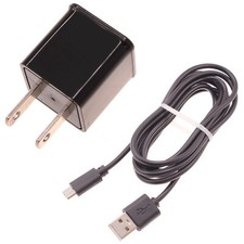 6ft Micro USB Cable Home Wall Charger Power Adapter Long Cord AC for Cell Phones