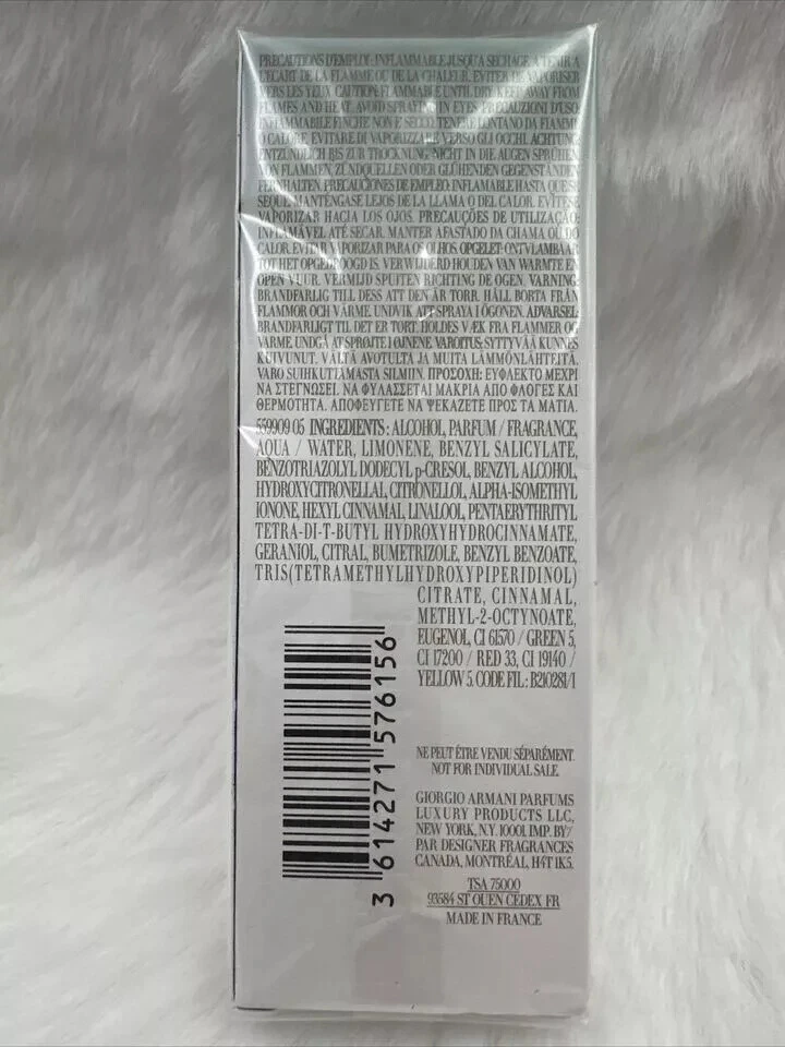 Giorgio Armani ACQUA DI GIOIA Eau de Parfum Perfume Spray 0.15 OZ NUEVO EN CAJA SELLADO Foto 3 de 3