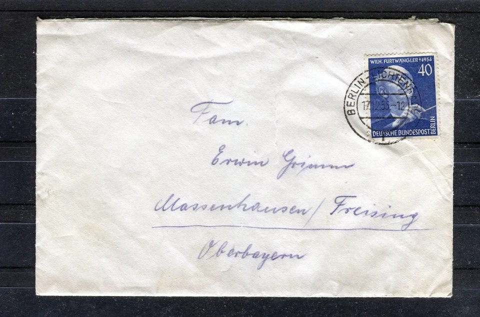 Berlin Michel Nr. 128 auf Bedarfsbrief - b0597 - Bild 1 von 1