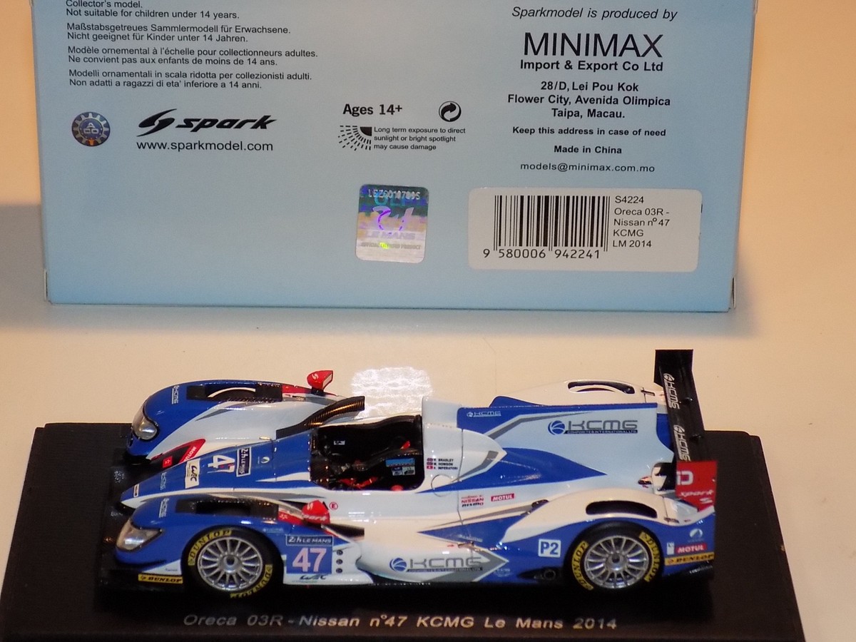 1/43 Spark Oreca 03R Nissan car #47 2014 24 Hours of LeMans S4224