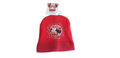 Minnie Disney Wintermütze Mädchen Farben Rot - Rosa