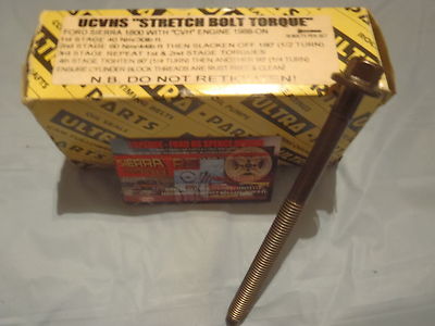 SIERRA & SAPPHIRE ALLE 1,8 PSH MODELLE MOTORKOPF STRETCHBOLZEN SET 1988-EIN