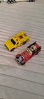 2 Vintage Hot Wheels Airship Support Team Emergency Truck / Fire engine #5 L@@K