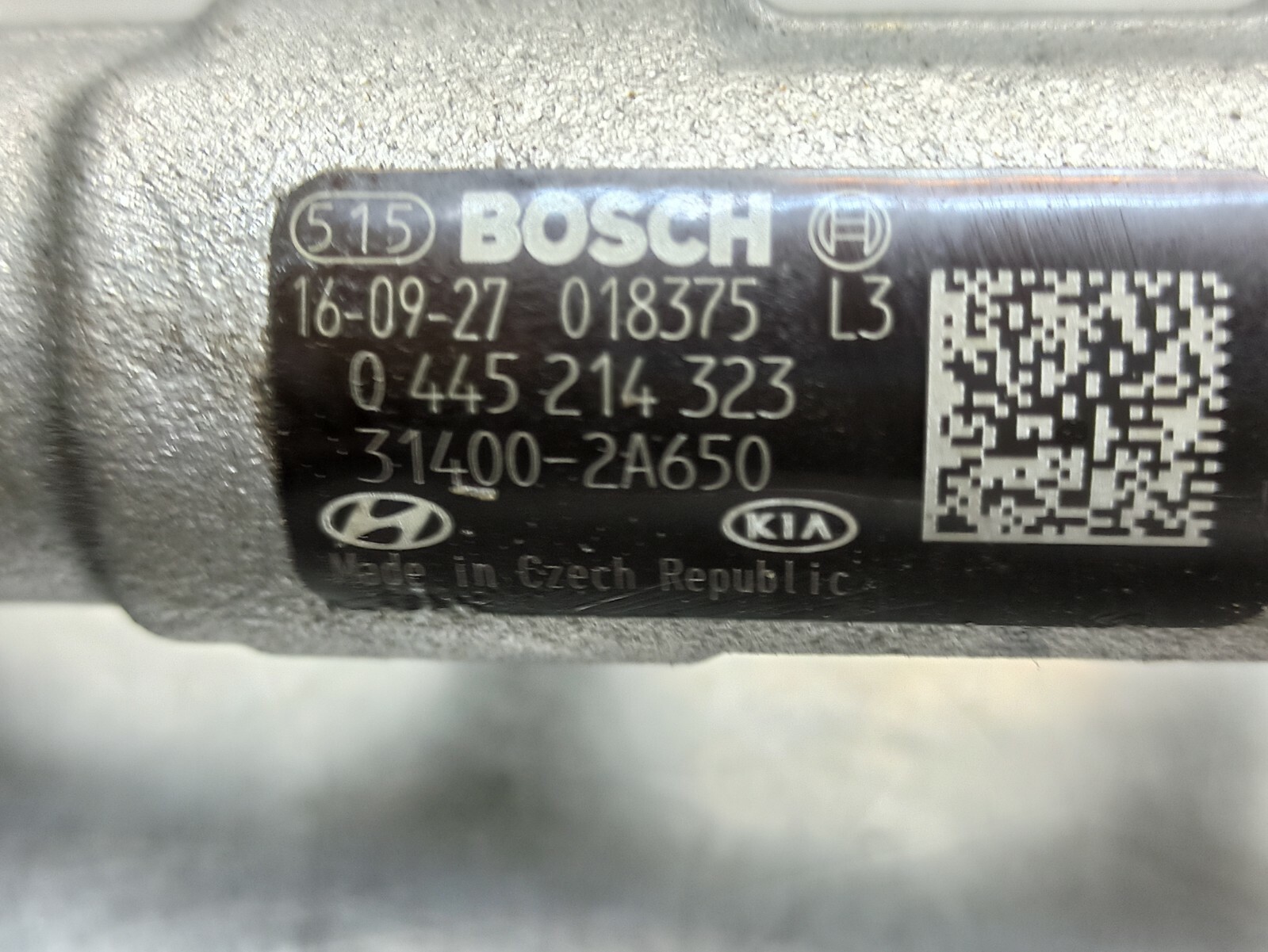 Hyundai I30 1.6 Diesel Fuel Line Rail 31400-2a650 2015 for sale 