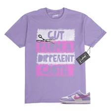 Dunk Lilac Bloom Pink Beyond Hydrangeas Lavender White T Shirt to Match CUT ALT