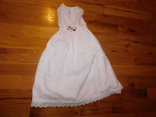 Jayne Copeland Long Girl Dress Vintage Tieback Lined Two Layer Skirt Size 4