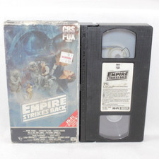 Star Wars The Empire Strikes Back VHS Video 1984 CBS/Fox Red Triangle Version