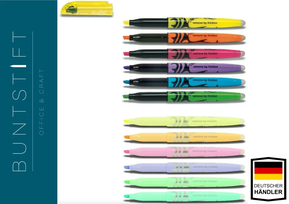 PILOT Textmarker FriXion Light ✅✅✅ !!! Alle Farben !!!✅✅✅