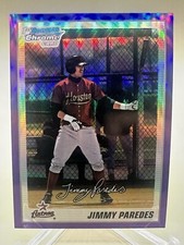 JIMMY PAREDES 2010 Bowman Chrome PURPLE REFRACTOR #013/89 (#BDPP138) - NM/MT
