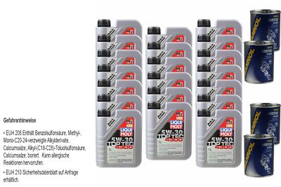 20L Motoröl Liqui Moly Top Tec 4300 5W-30 4x MANNOL Motor Flush ADDITIV