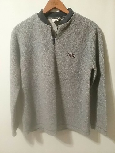 Mens Vintage Z Cavaricci 1/4 Zip Blue 