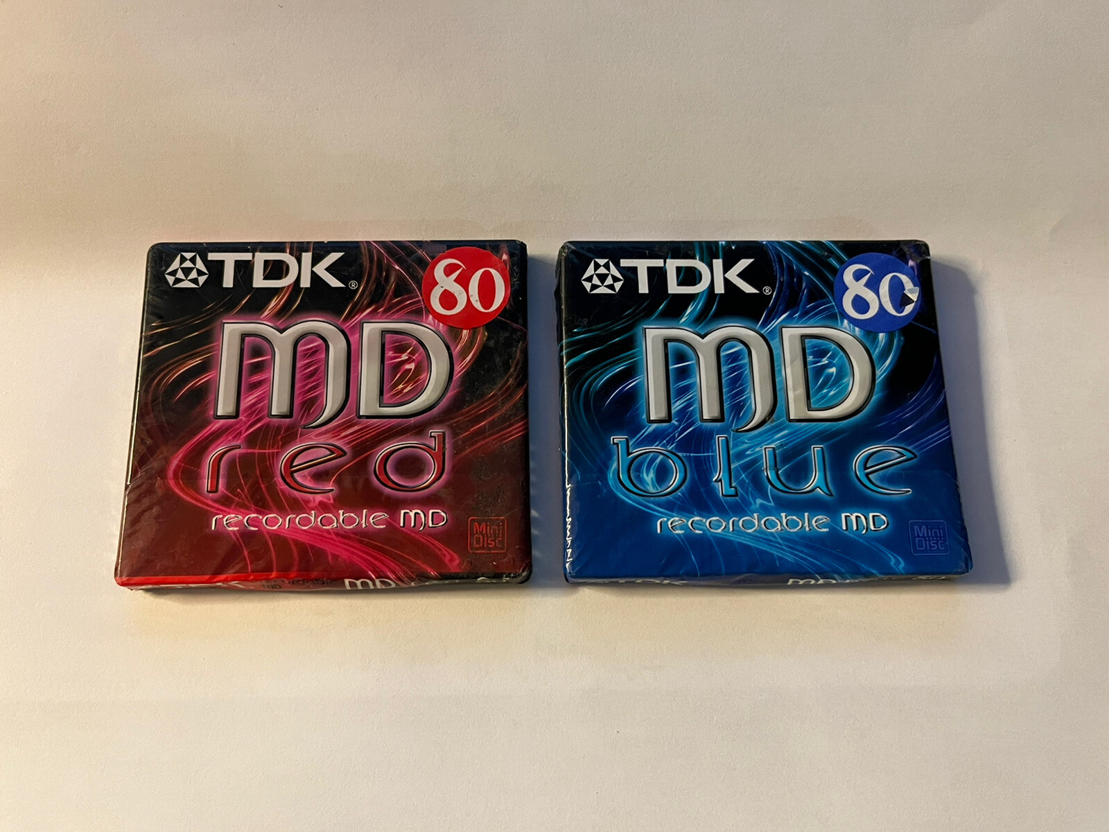 TDK MDC80 MD80 TOP QUALITY DIGITAL AUDIO COLORED MINIDISCS 2 x EXTRA