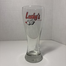 Lucky's Lounge Dice Craft 20 oz. Pilsner Beer Glass