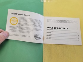 Spy Hunter NES Nintendo Instruction Manual Only 