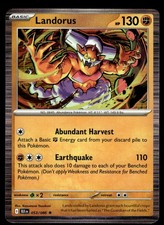 Landorus 053/086 Raro Black Bolt Pokemon Holo quasi nuovo inglese