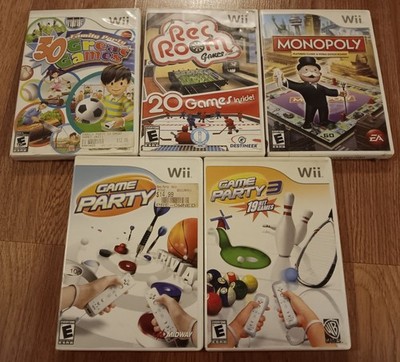 Nintendo Wii Game Lot Bundle of 5 Games w Cases, CIB Complete w Disc & Manual!